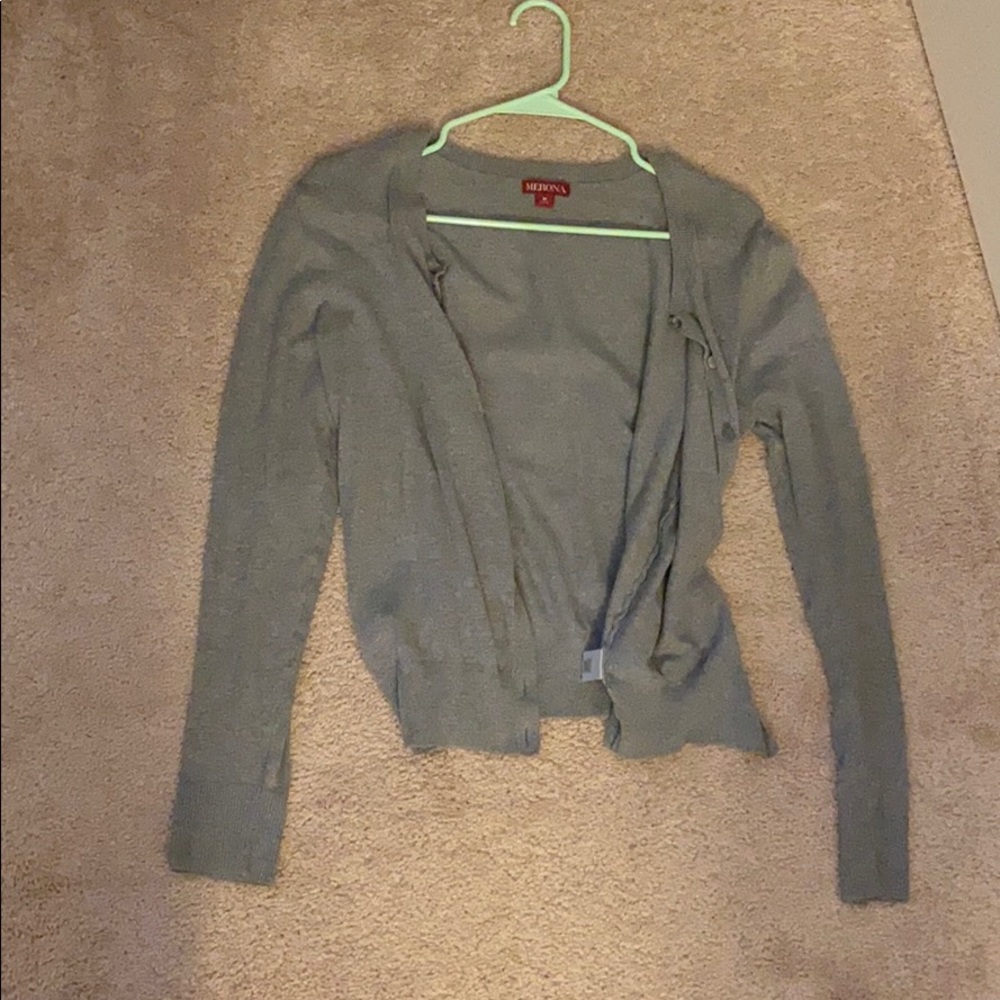 Merona gray cardigan